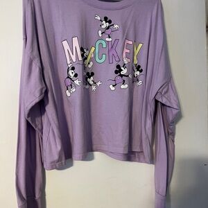 Mickey Cropped Longsleeve